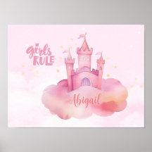 Girls Rule Palace auf der rosa Cloud