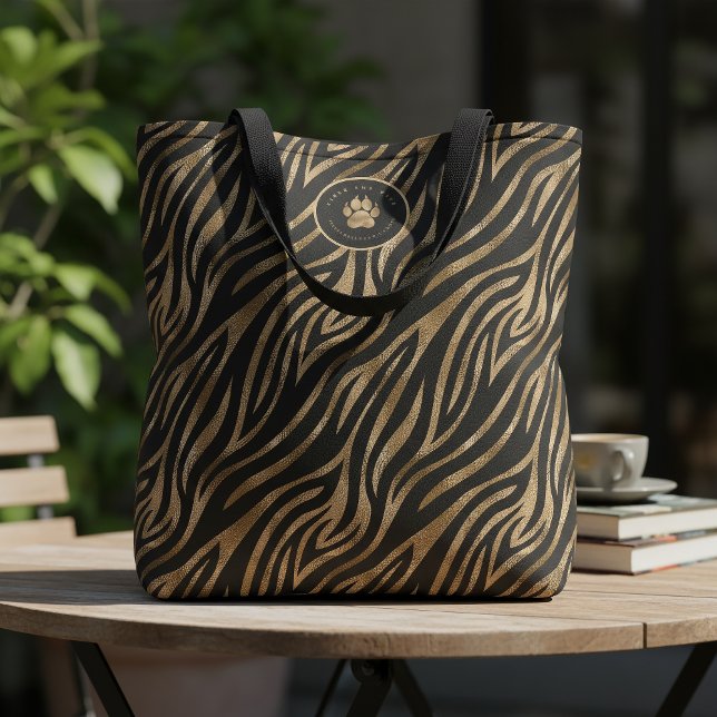 Girls Run Wild Bachelorette Zebra Blk Gold ID1151 Tasche (Von Creator hochgeladen)
