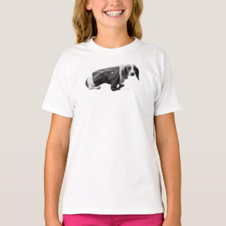Girls" "Shelby in a Jean Jacket" Dackel T - Shirt