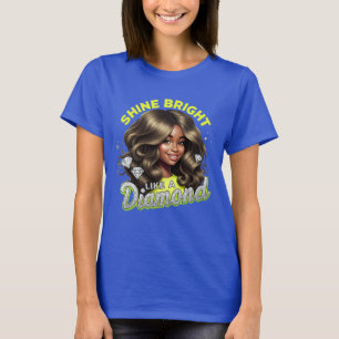 Girls' Shine strahlt wie ein Diamant-T - Shirt