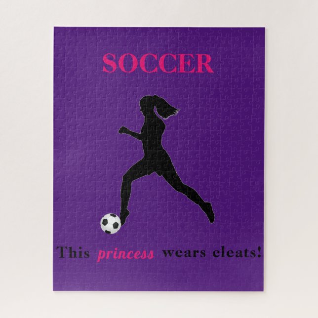 Girls Soccer - Diese Prinzessin trägt Sprünge! (Vertikal)