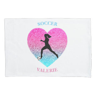 Girls Soccer Personalisiert Pillowcase Kissenbezug