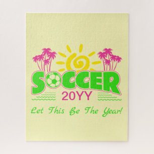 Girls Soccer Sunshine Palm Trees