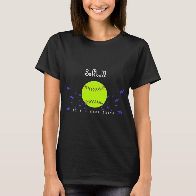 Girl's Softball Shirt (Vorderseite)