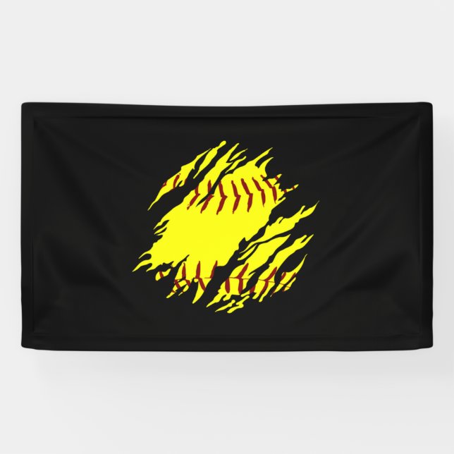 Girls Softball Stitches Fastpitgear Banner (Horizontal)