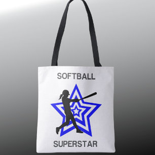 Girls Softball Superstar Custom Tasche