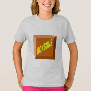 Girls T - Shirt ash CHOCOLAT BONBONS