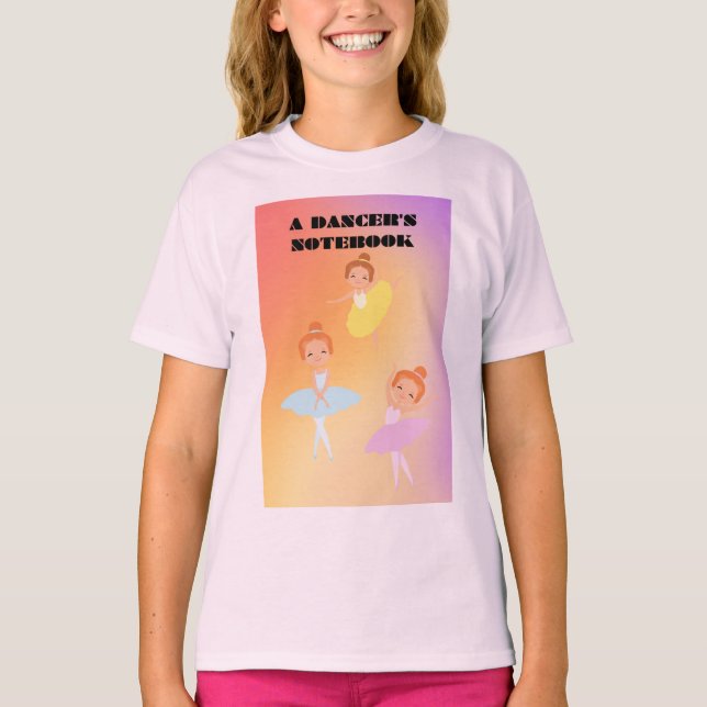 Girls T - Shirt ballerinas (Vorderseite)