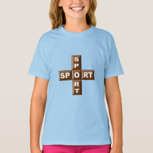 Girls T - Shirt blauer CHOCOLAT SPORT