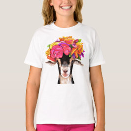 Girls T-Shirt Posey die Ziege