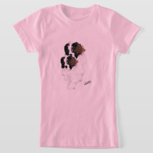Girl's T - Shirt : Welpen folgen