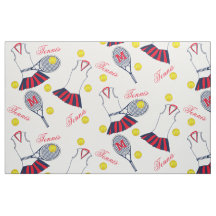 Girls Tennis Racquet und Balls Monogramm