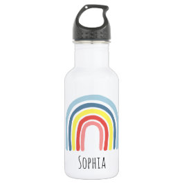 Girls Trendy and Whimsical Rainbow Cartoon Kinder Edelstahlflasche
