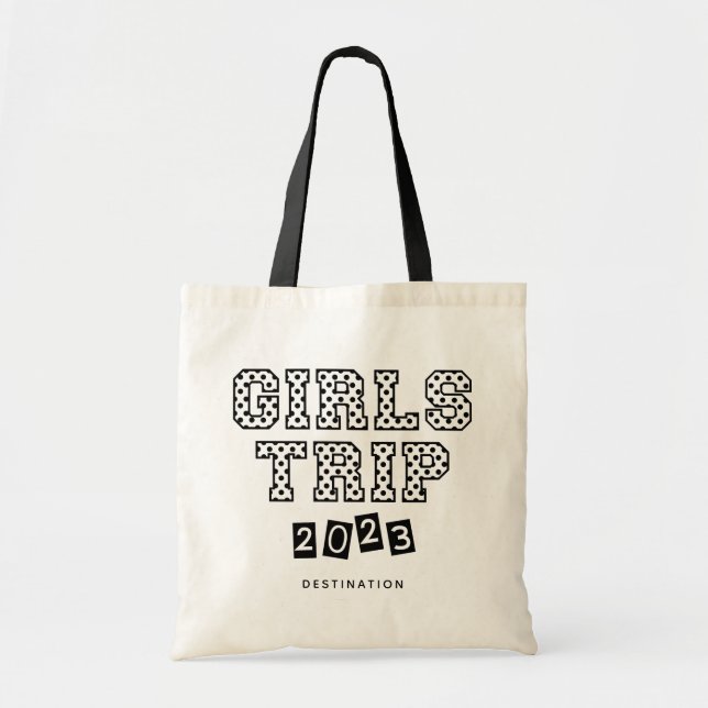 Girls Trip 2023 Girls Weekend Urlaub Tragetasche (Vorne)