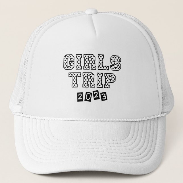 Girls Trip 2023 Girls Weekend Urlaub Truckerkappe (Vorderseite)