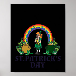 Girls Trip 2024 St. Patrick's Day Sticker Poster
