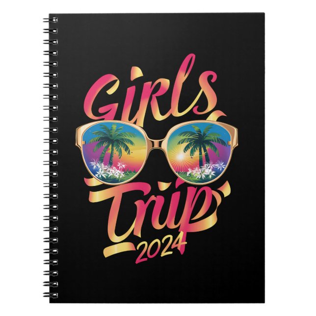Girls Trip 2024 Summer Beach Vacation 2024 Notizblock (Vorderseite)