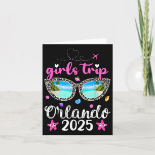Girls Trip 2025 Summer Sungl Florida Orlando Beach Karte