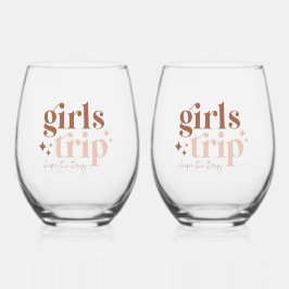 Girls Trip billiger als TherapieWillkommensbeutel Weinglas Ohne Stiel