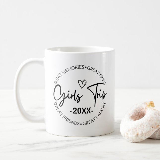 Girls Trip Great Erinnerungen Great Times Great Fr Kaffeetasse (Mit Donut)