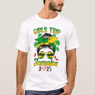 Girls Trip Jamaica 2025 for Women Squad Summer T-Shirt