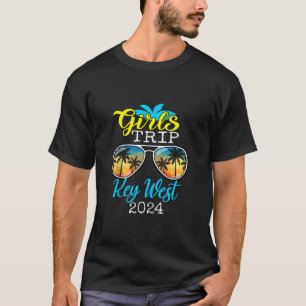 Girls Trip Key West 2024 Shirt Womens Weekend Birt