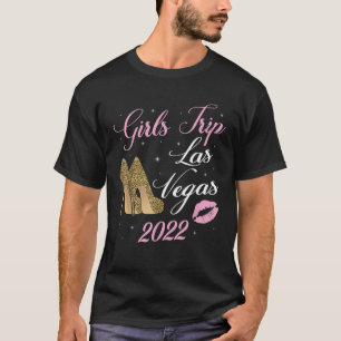 Girls Trip Las Vegas 2022 Frohes Mami binden in de T-Shirt