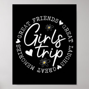Girls Trip Matching Besties Sommerurlaub Reisen Poster