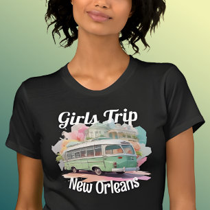 Girls Trip New Orleans Editable Text T-Shirt