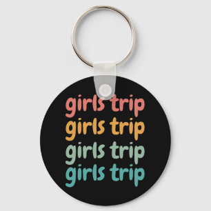 Girls Trip Niedlich Retro Girls Weekend Abenteuerr Schlüsselanhänger
