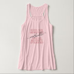 Girls Trip Personalisiert Destination Besties Pink Tank Top<br><div class="desc">Personalisierte Girls Weekend Trip Custom Pink Tank Top mit bearbeitbarem Text und Text für Ihr Datum, Ziel oder Ort, Name und lustige Zitat wie "Besties, Buds, Getränken" macht einen Spaß und nützliche Sake für Ihre Reise-Team oder Brautmädchen.</div>