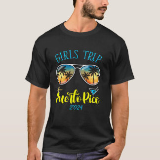 Girls Trip Puerto Rico 2024 Frauen Wochenende Birt T-Shirt