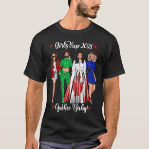 Girls Trip Quebec Falls Vacation Niedliche Frauen T-Shirt
