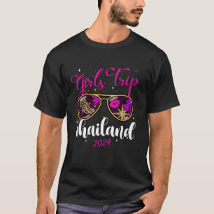 Girls Trip Thailand 2024 Beach Womens Weekend Birt T-Shirt