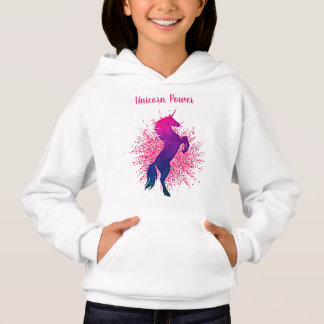 Girls "Unicorn Power" Hoodie