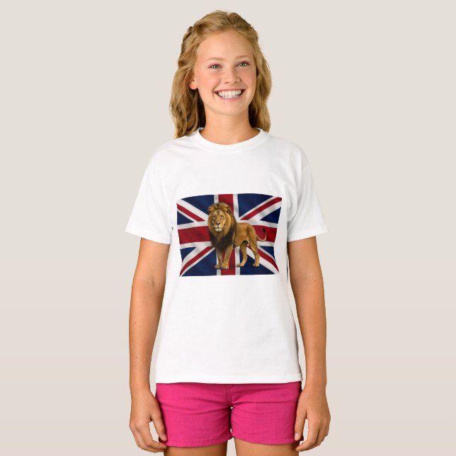 Girl's union jack t shirt (Vorne ganz)