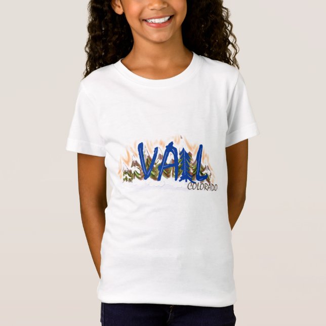 Girls Vail Colorado Shirt (Vorderseite)