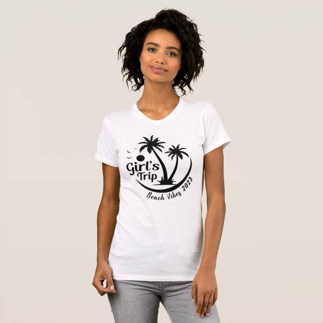 Girls vibes Beach Trip T-Shirt (Vorne ganz)