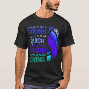 Girls Volleyball Lila Blue Design Great Funny Qu T-Shirt