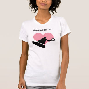 Girls Wakeboarder tee - Liebe Hashtag Wakeboarding