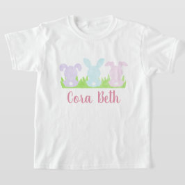 Girl's Watercolor Ostersonne T-Shirt