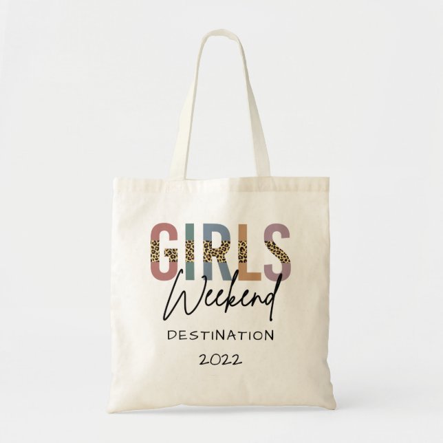 Girls Weekend Cheetah Print Girls Tour Tragetasche (Vorne)