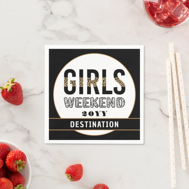 Girls Weekend Girls Club Serviette (Beispiel)