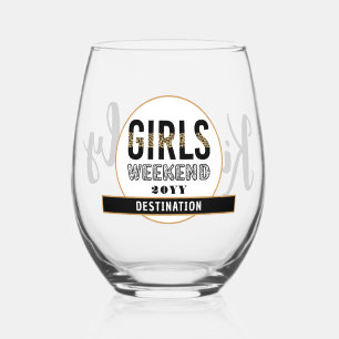 Girls Weekend Girls Club Weinglas Ohne Stiel