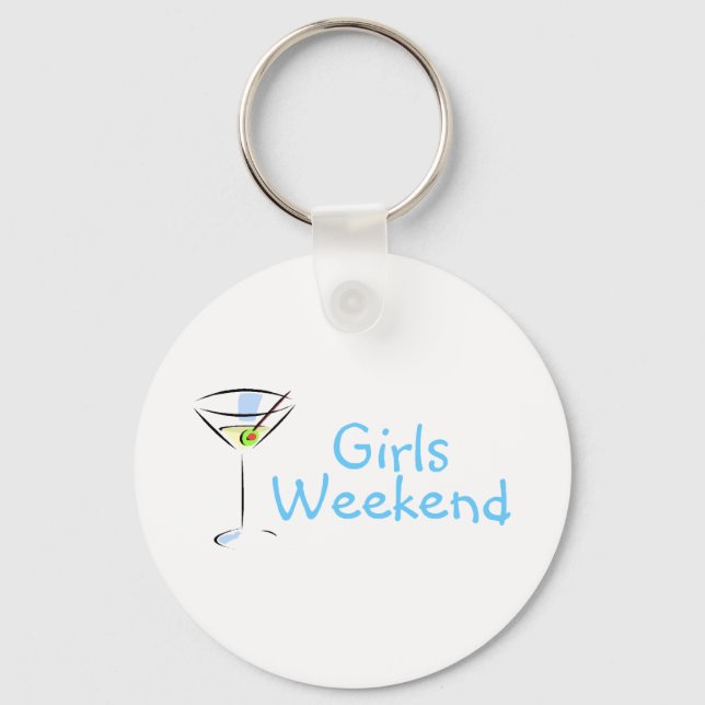 Girls Weekend Martini Schlüsselanhänger (Vorderseite)