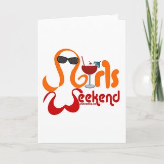 Girls Weekend Party Karte