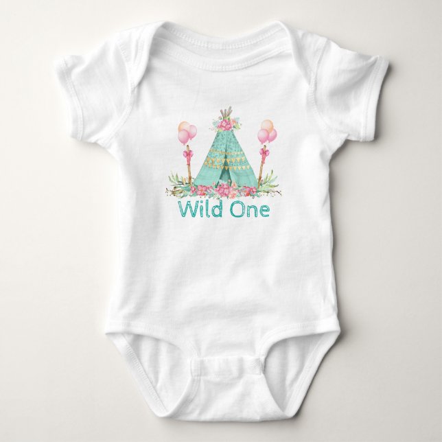 Girls Wild One zum Geburtstag Shirts (Vorderseite)