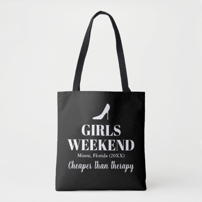 Girls Wochenende billiger als Therapieschulter Tasche (Vorderseite)