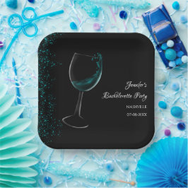 Girls-Wochenendmocktail Junggeselinnen-Abschied bl Pappteller
