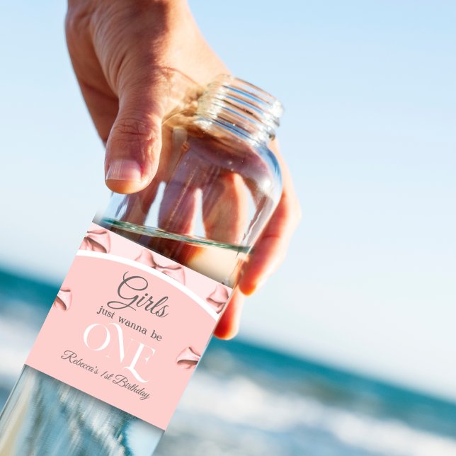 Girls wollen einfach nur ein rosa Bow sein erster  (Von Creator hochgeladen)